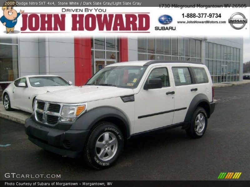 Stone White / Dark Slate Gray/Light Slate Gray 2008 Dodge Nitro SXT 4x4