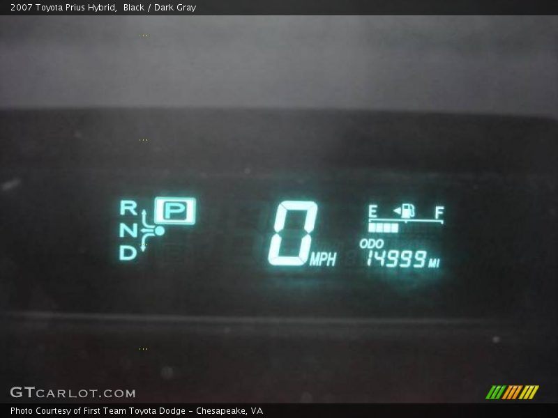 Black / Dark Gray 2007 Toyota Prius Hybrid