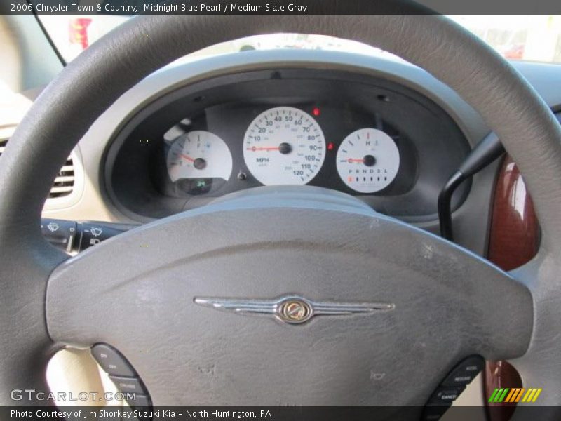 Midnight Blue Pearl / Medium Slate Gray 2006 Chrysler Town & Country