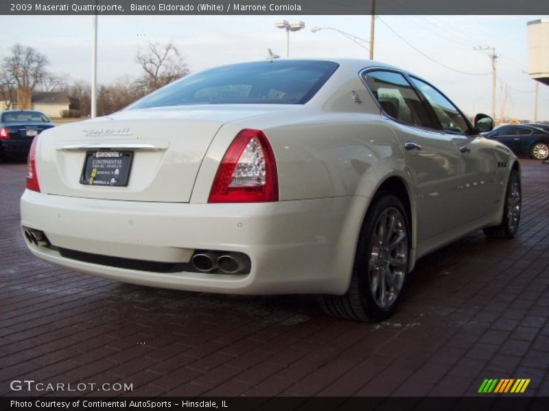 Bianco Eldorado (White) / Marrone Corniola 2009 Maserati Quattroporte