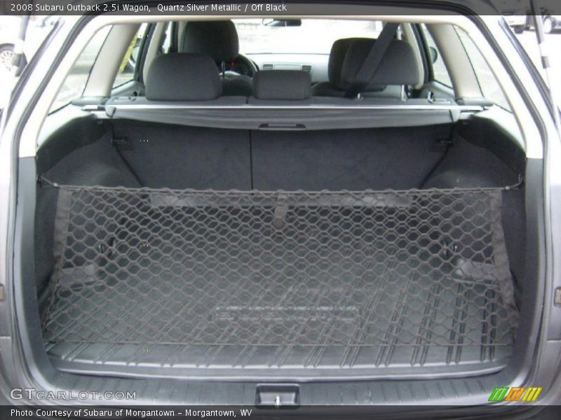 Quartz Silver Metallic / Off Black 2008 Subaru Outback 2.5i Wagon