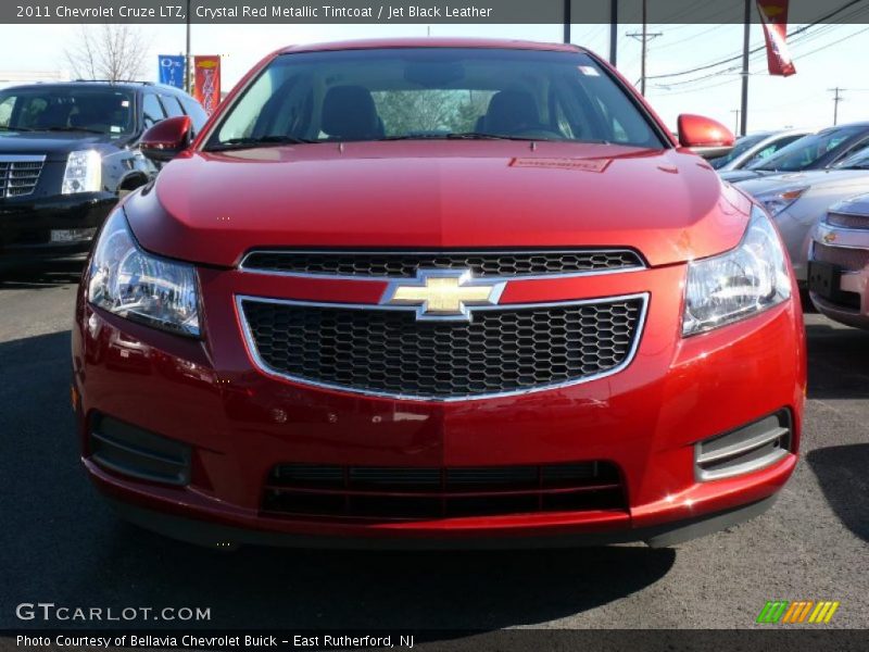 Crystal Red Metallic Tintcoat / Jet Black Leather 2011 Chevrolet Cruze LTZ