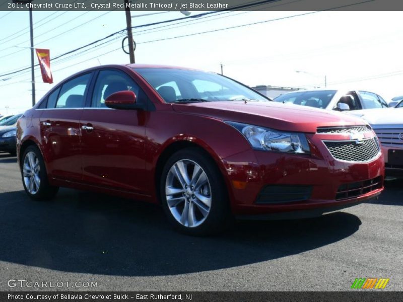 Crystal Red Metallic Tintcoat / Jet Black Leather 2011 Chevrolet Cruze LTZ