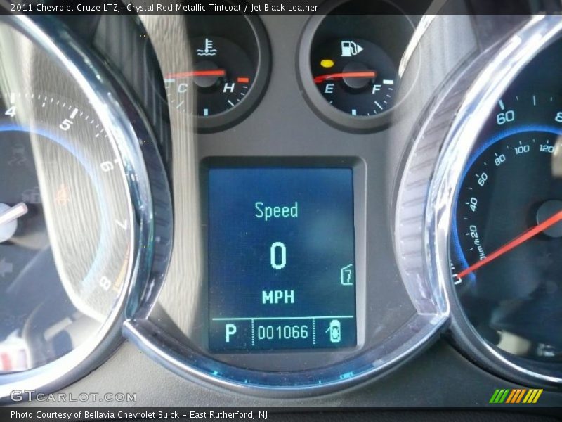 Crystal Red Metallic Tintcoat / Jet Black Leather 2011 Chevrolet Cruze LTZ