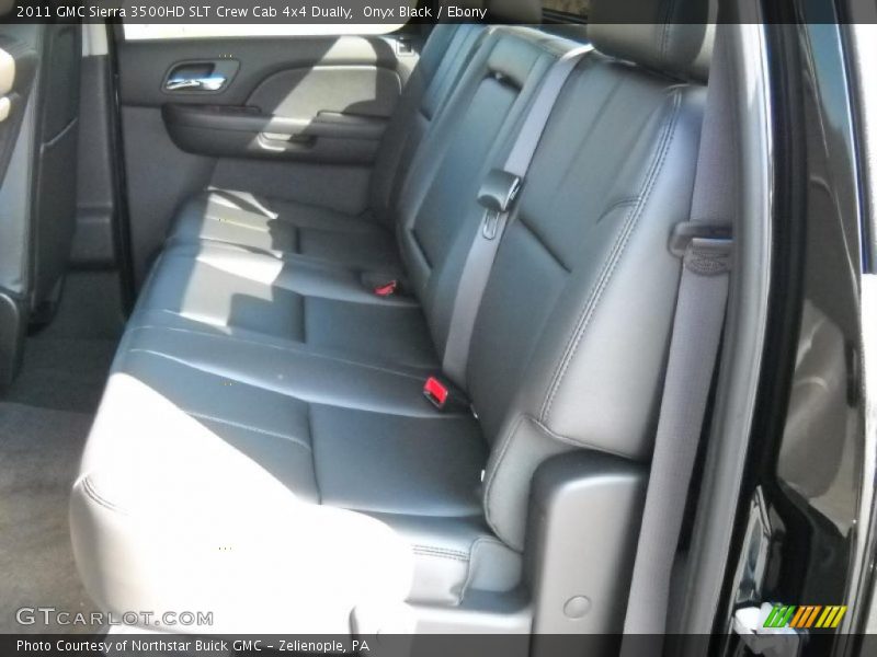 Onyx Black / Ebony 2011 GMC Sierra 3500HD SLT Crew Cab 4x4 Dually