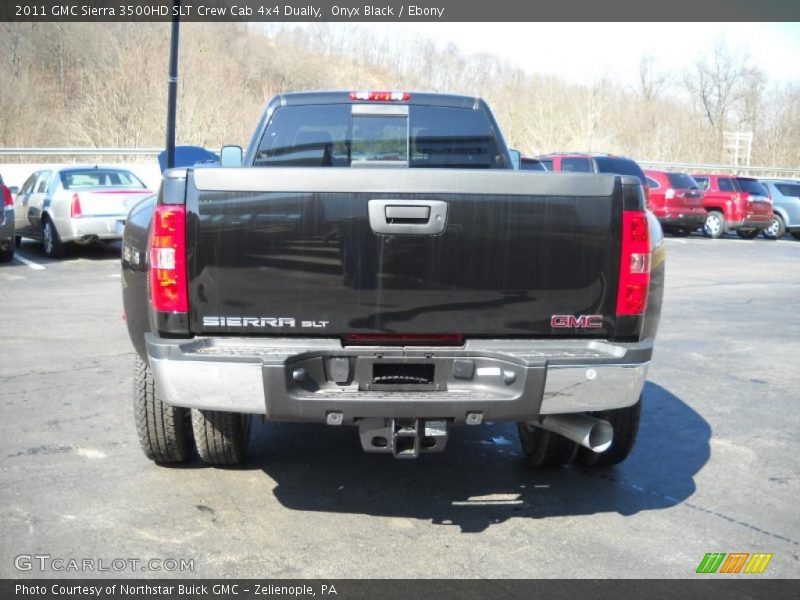 Onyx Black / Ebony 2011 GMC Sierra 3500HD SLT Crew Cab 4x4 Dually