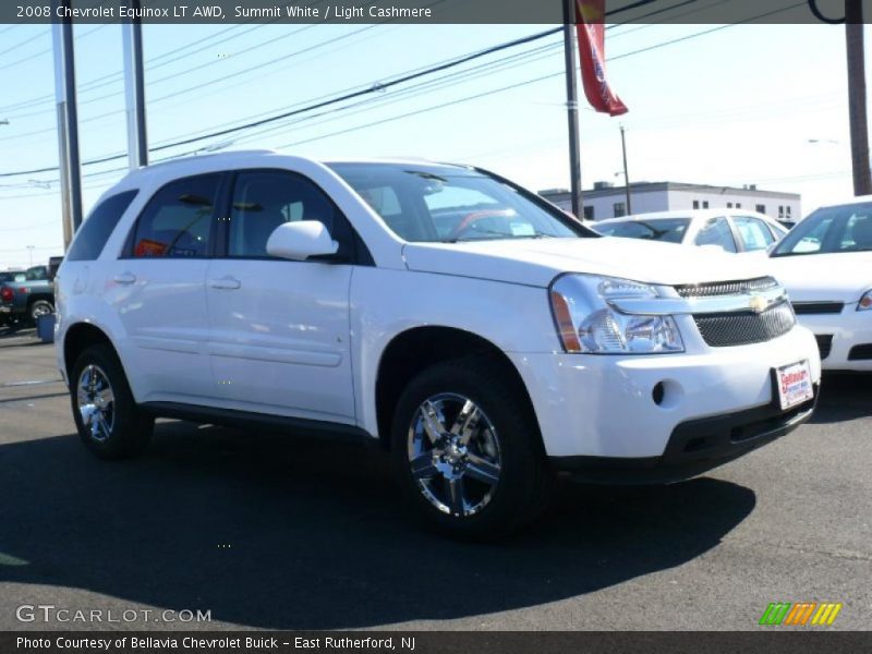 Summit White / Light Cashmere 2008 Chevrolet Equinox LT AWD
