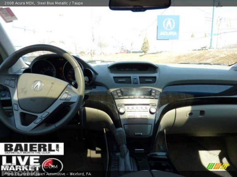 Steel Blue Metallic / Taupe 2008 Acura MDX