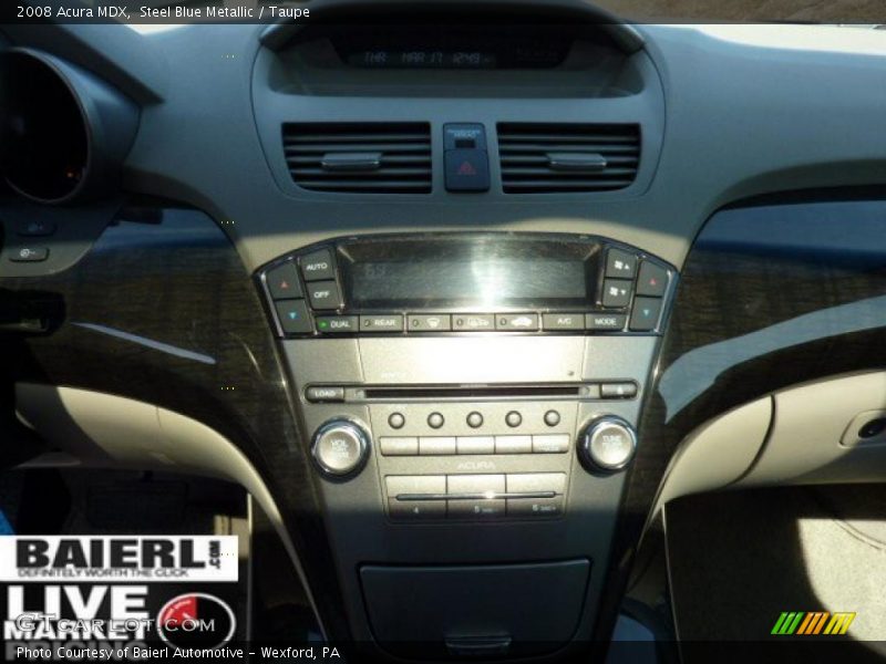 Steel Blue Metallic / Taupe 2008 Acura MDX