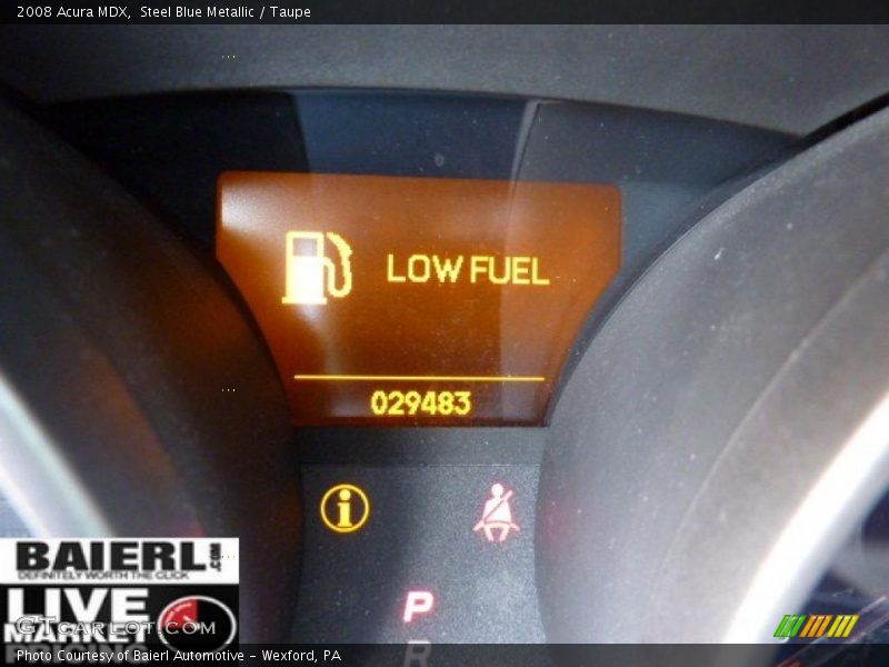 Steel Blue Metallic / Taupe 2008 Acura MDX