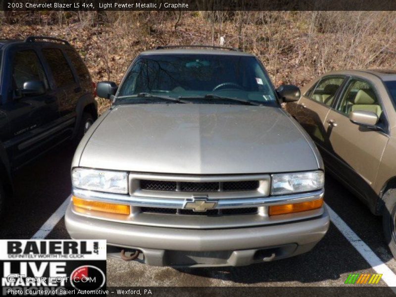 Light Pewter Metallic / Graphite 2003 Chevrolet Blazer LS 4x4