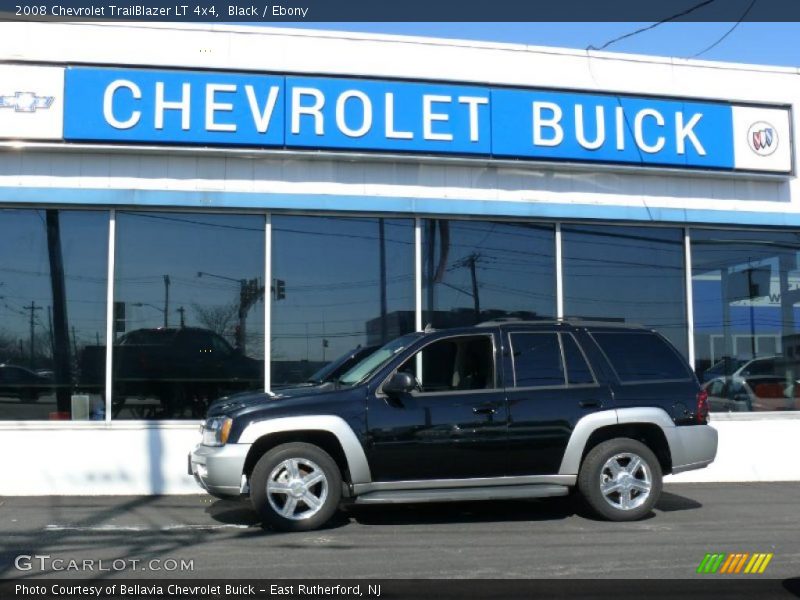 Black / Ebony 2008 Chevrolet TrailBlazer LT 4x4