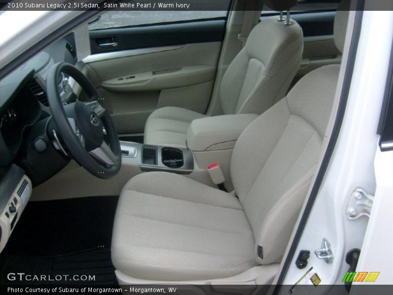  2010 Legacy 2.5i Sedan Warm Ivory Interior