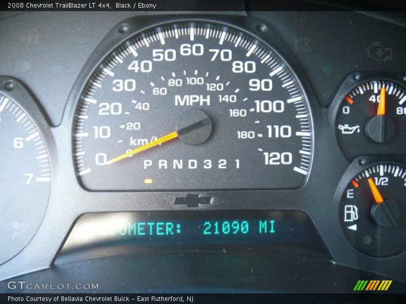 Black / Ebony 2008 Chevrolet TrailBlazer LT 4x4