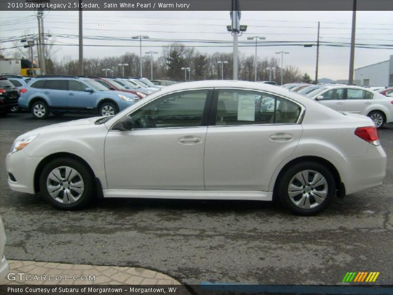  2010 Legacy 2.5i Sedan Satin White Pearl
