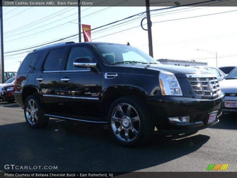 Black Raven / Ebony 2008 Cadillac Escalade AWD