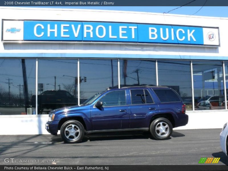 Imperial Blue Metallic / Ebony 2008 Chevrolet TrailBlazer LT 4x4