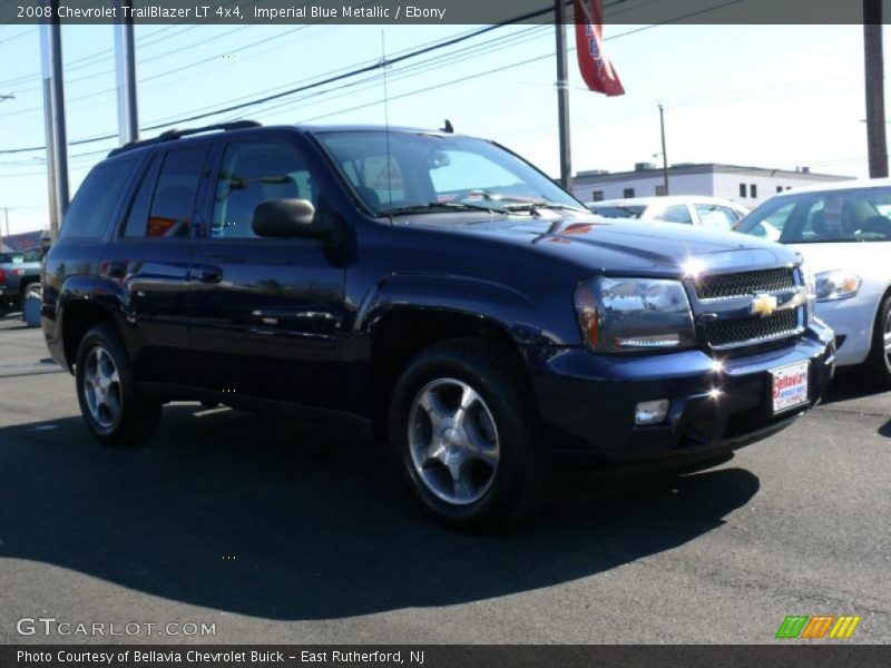 Imperial Blue Metallic / Ebony 2008 Chevrolet TrailBlazer LT 4x4