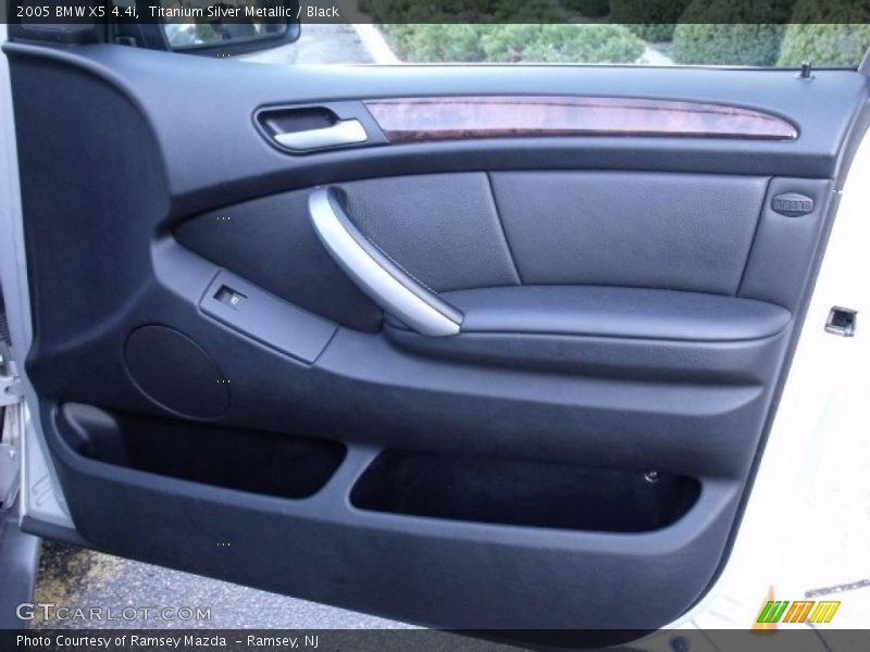 Titanium Silver Metallic / Black 2005 BMW X5 4.4i