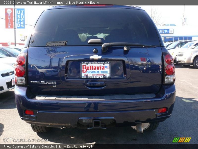 Imperial Blue Metallic / Ebony 2008 Chevrolet TrailBlazer LT 4x4