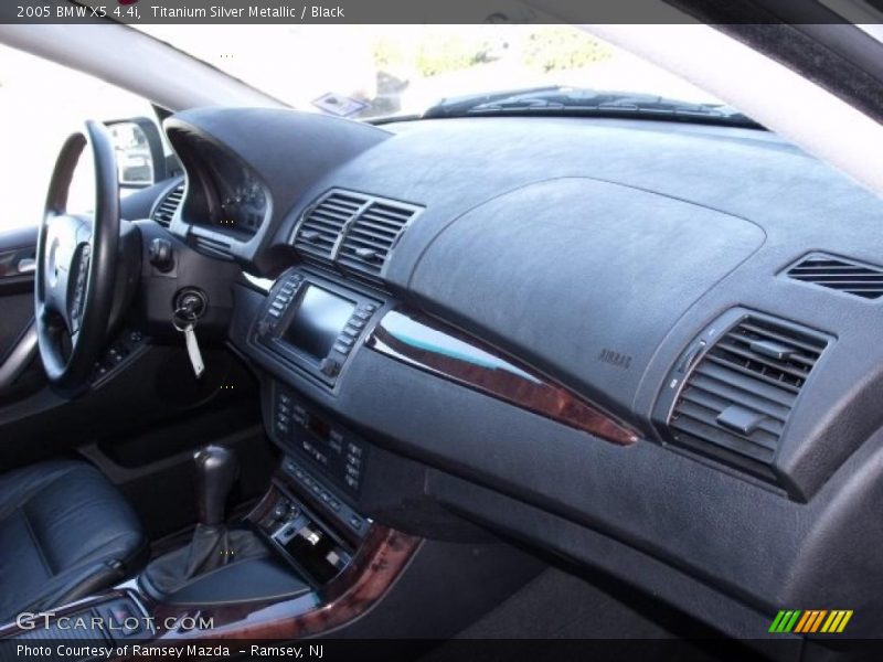 Titanium Silver Metallic / Black 2005 BMW X5 4.4i