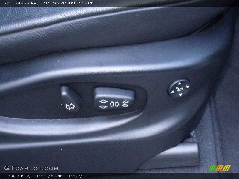 Titanium Silver Metallic / Black 2005 BMW X5 4.4i