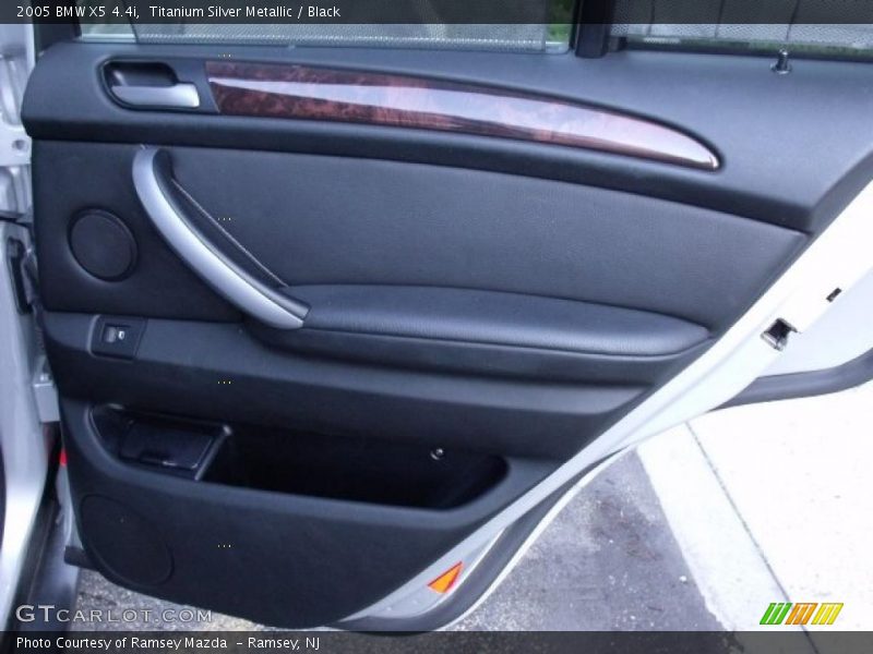 Titanium Silver Metallic / Black 2005 BMW X5 4.4i