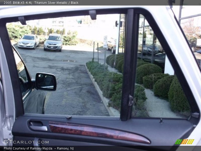 Titanium Silver Metallic / Black 2005 BMW X5 4.4i