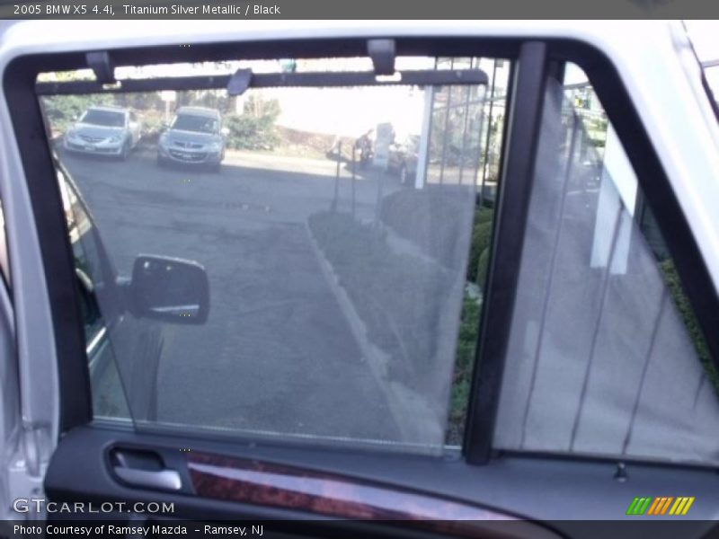 Titanium Silver Metallic / Black 2005 BMW X5 4.4i