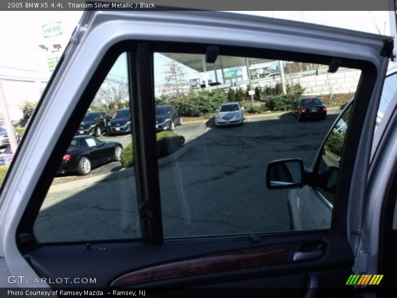 Titanium Silver Metallic / Black 2005 BMW X5 4.4i