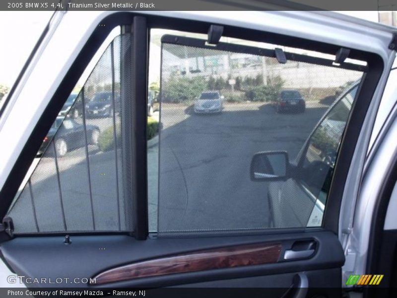 Titanium Silver Metallic / Black 2005 BMW X5 4.4i
