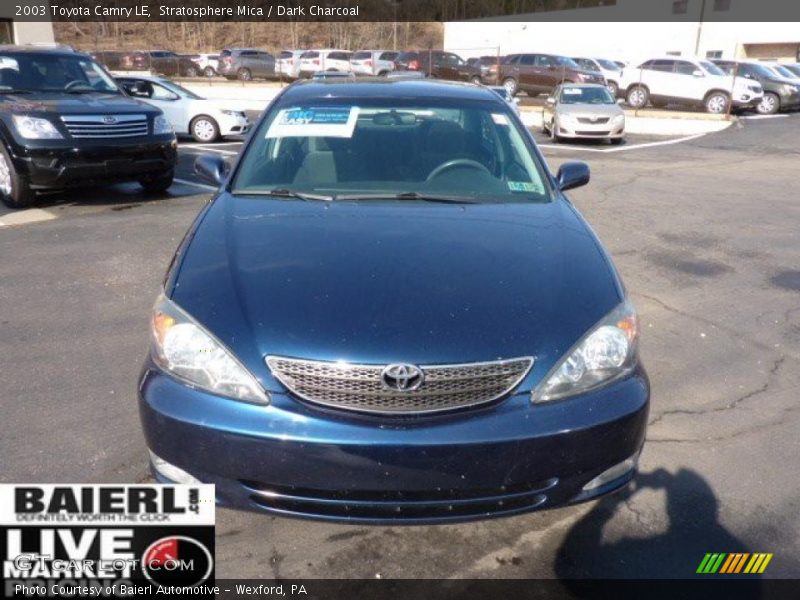 Stratosphere Mica / Dark Charcoal 2003 Toyota Camry LE