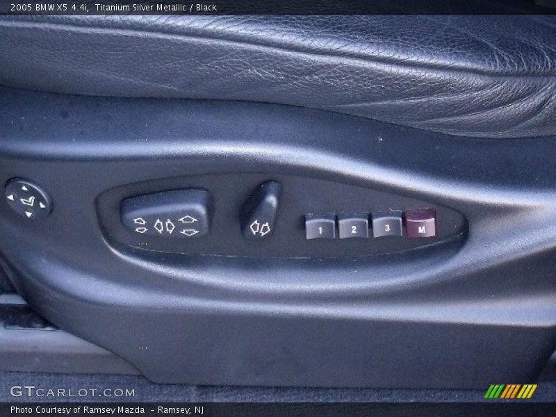 Titanium Silver Metallic / Black 2005 BMW X5 4.4i