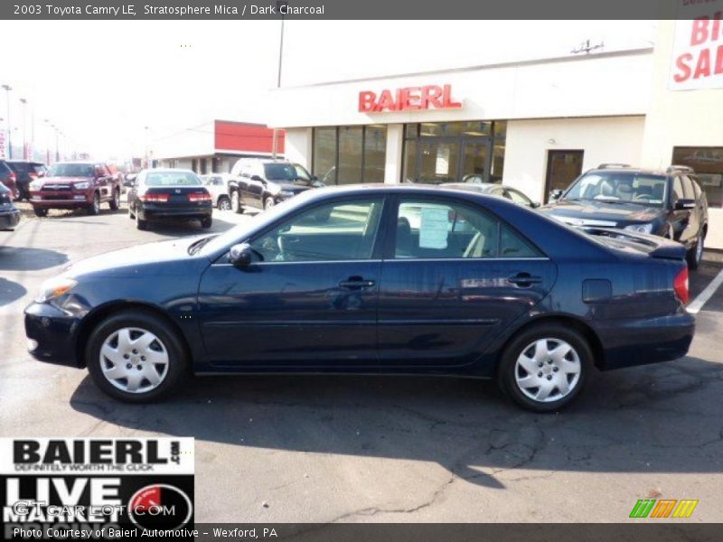 Stratosphere Mica / Dark Charcoal 2003 Toyota Camry LE