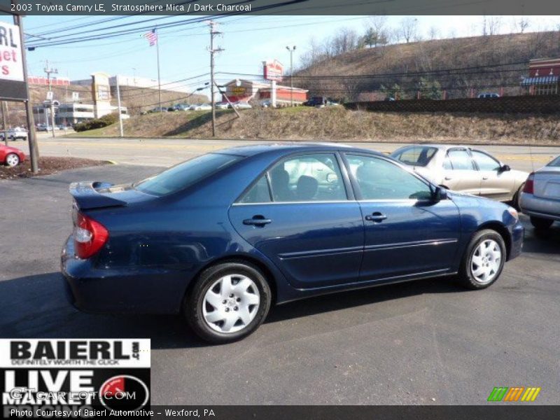 Stratosphere Mica / Dark Charcoal 2003 Toyota Camry LE