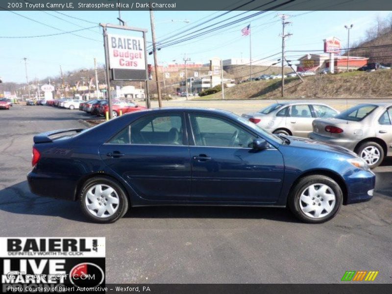 Stratosphere Mica / Dark Charcoal 2003 Toyota Camry LE