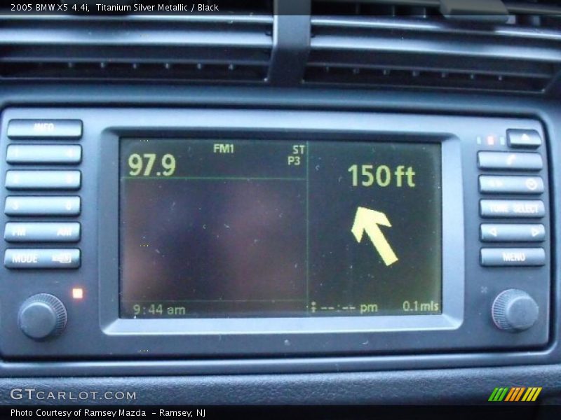 Titanium Silver Metallic / Black 2005 BMW X5 4.4i