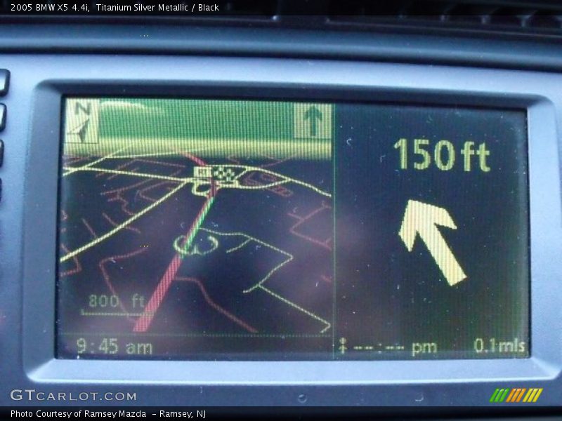 Titanium Silver Metallic / Black 2005 BMW X5 4.4i