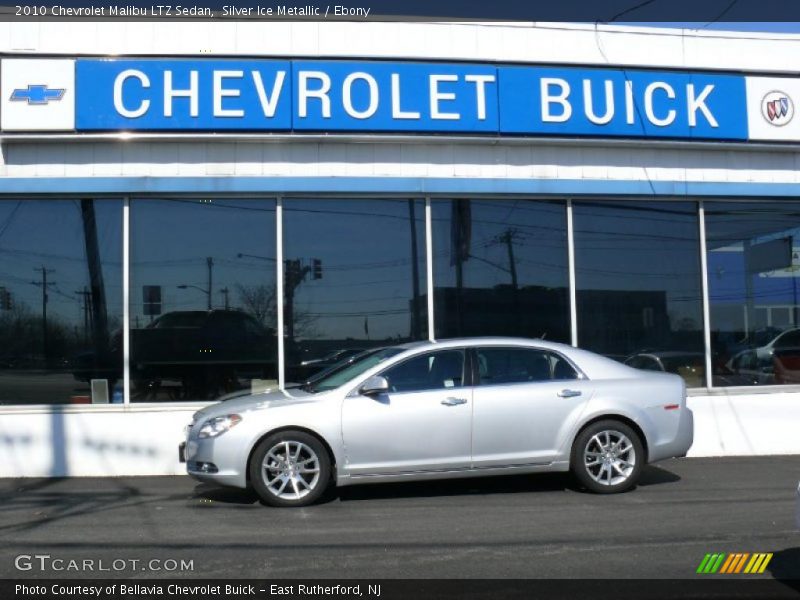 Silver Ice Metallic / Ebony 2010 Chevrolet Malibu LTZ Sedan
