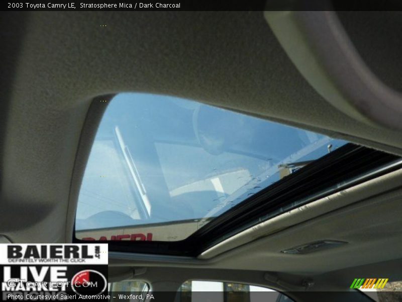 Stratosphere Mica / Dark Charcoal 2003 Toyota Camry LE