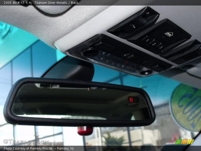 Titanium Silver Metallic / Black 2005 BMW X5 4.4i