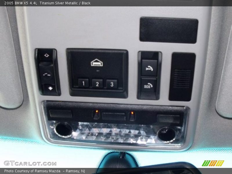 Titanium Silver Metallic / Black 2005 BMW X5 4.4i
