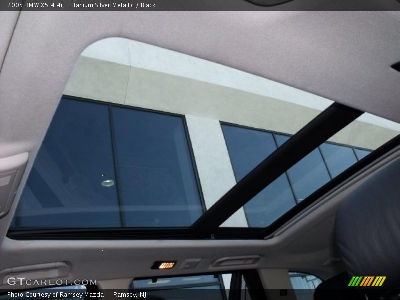 Titanium Silver Metallic / Black 2005 BMW X5 4.4i