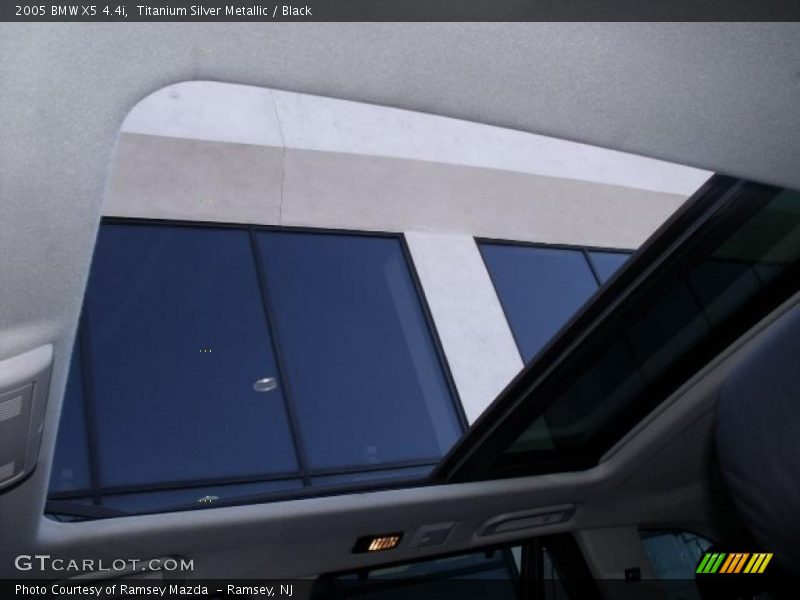 Titanium Silver Metallic / Black 2005 BMW X5 4.4i