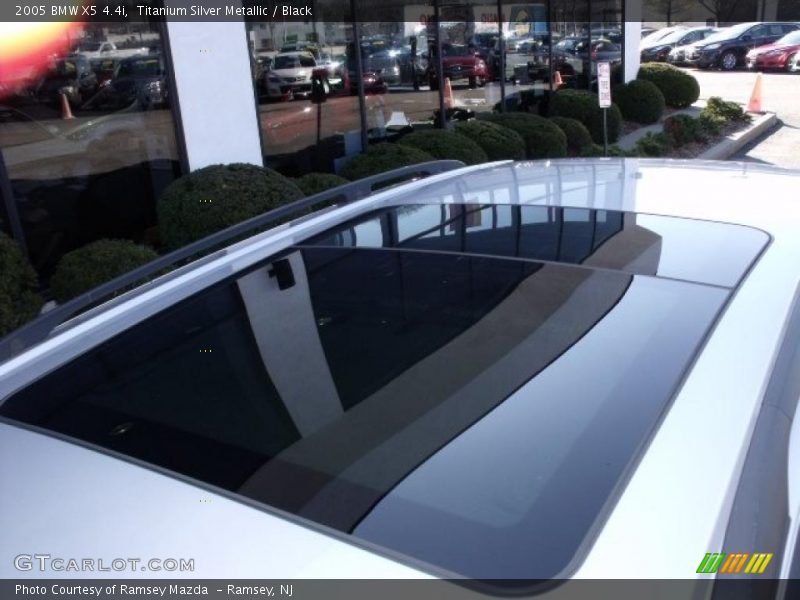 Titanium Silver Metallic / Black 2005 BMW X5 4.4i