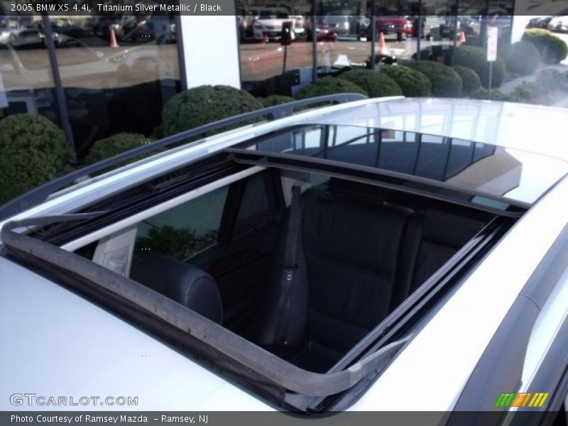 Titanium Silver Metallic / Black 2005 BMW X5 4.4i