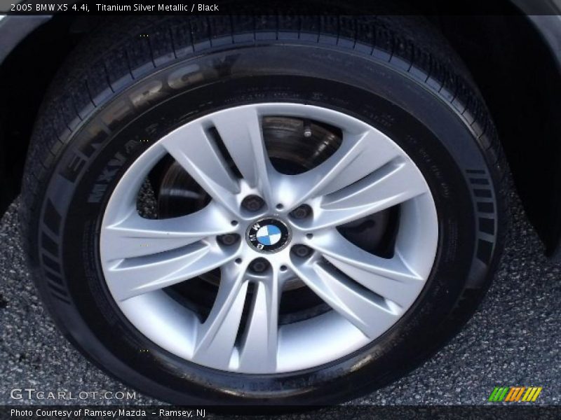 Titanium Silver Metallic / Black 2005 BMW X5 4.4i