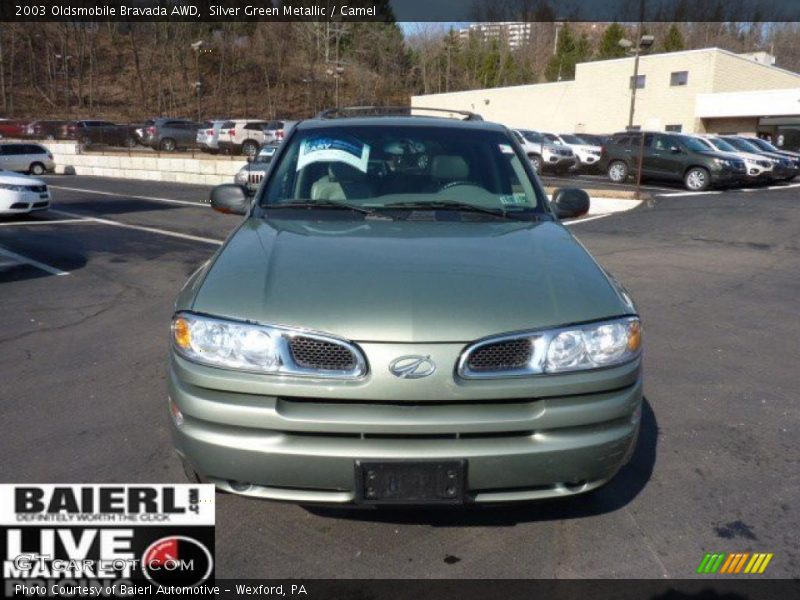 Silver Green Metallic / Camel 2003 Oldsmobile Bravada AWD