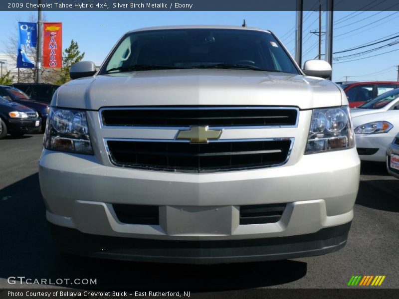 Silver Birch Metallic / Ebony 2009 Chevrolet Tahoe Hybrid 4x4