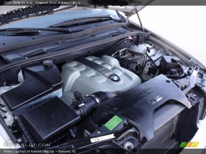 Titanium Silver Metallic / Black 2005 BMW X5 4.4i
